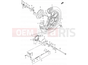 SUZUKI DR200SE K5 (2005) (E06,E24) 46B - REAR WHEEL (MODEL K2 P09)