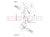 SUZUKI DR200SE K6 (2006) (E03,E28,E33) 36 - HANDLE LEVER (MODEL K6/K7/K8/K9)