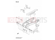 SUZUKI DR200SE K6 (2006) (E03,E28,E33) 45 - REAR SWINGING ARM