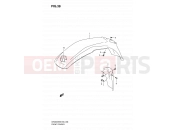 SUZUKI DR200SE K6 (2006) (E06,E24) 38 - FRONT FENDER