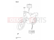SUZUKI DR200SE K6 (2006) (E06,E24) 44 - LABEL