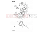 SUZUKI DR200SE K6 (2006) (E06,E24) 48 - FRONT WHEEL