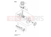 SUZUKI DR200SE K7 (2007) (E03,E28,E33) 6 - CRANKSHAFT