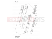 SUZUKI DR200SE L0 (2010) (E06,E24) 46 - FRONT DAMPER