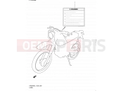 SUZUKI DR200SE L1 (2011) (E06,E24) 50 - LABEL (DR200SEL1 E24)