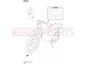 SUZUKI DR200SE L2 (2012) (E06) 50 - LABEL (DR200SEL2 E24)