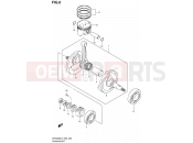 6 - CRANKSHAFT - Suzuki DR200SE L2 (2012) (E24)
