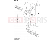 47 - HANDLE LEVER (DR200SEL2 E06) - Suzuki DR200SE L2 (2012) (E24)