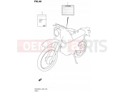 49 - LABEL (DR200SEL2 E06) - Suzuki DR200SE L2 (2012) (E24)