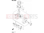 SUZUKI DR200S L5 (2015) (E71) 120A - CRANKSHAFT