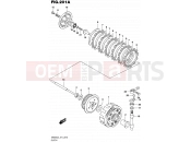 SUZUKI DR200S L5 (2015) (E71) 201A - CLUTCH