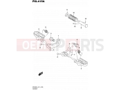 SUZUKI DR200S L5 (2015) (E71) 415A - FOOTREST