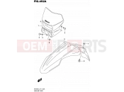 SUZUKI DR200S L5 (2015) (E71) 452A - HEADLAMP COVER