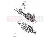 SUZUKI DR250S E (1984) 13 - CLUTCH