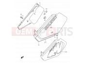 33 - FRAME COVER (MODEL L/M) - Suzuki DR250S M (1991)
