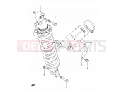 SUZUKI DR350 M (1991) (E03,E28,E33) 42 - REAR SHOCK ABSORBER