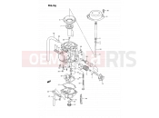 SUZUKI DR350S L (1990) (E02) 9B - CARBURETOR (DR350SUP/SR E39)