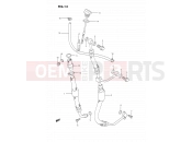 SUZUKI DR350S L (1990) (E02) 13 - OIL HOSE