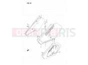 SUZUKI DR350S L (1990) (E02) 32 - FRAME COVER (MODEL L/M)