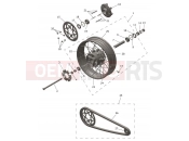 Rear Wheel - Triumph SCRAMBLER 400 XC 2026