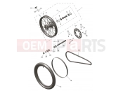 Rear Wheel - Triumph TF250-E 2026