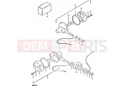 SUZUKI DR400S X (1999) 32 - TURN SIGNAL LAMP (E16, E18)