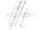 SUZUKI DR400S X (1999) 55 - FRONT FORK (DR400SX, E15, E17)