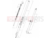 SUZUKI DR500S D (1983) 49 - FRONT FORK (MODEL D)