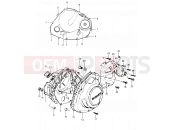 SUZUKI DR500S E (1984) 4 - CRANKCASE COVER