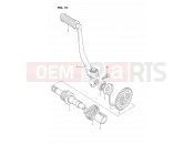 SUZUKI DS80 J (1988) (E24) 12 - KICK STARTER