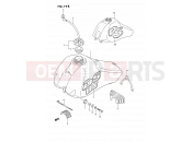 SUZUKI DS80 M (1991) (E03) 19B - FUEL TANK (MODEL L/M)