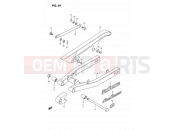 SUZUKI DS80 N (1992) (E03) 29 - REAR SWINGING ARM