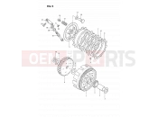 SUZUKI DS80 P (1993) (E24) 9 - CLUTCH