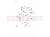 SUZUKI DS80 R (1994) (E03) 24 - HEADLAMP HOUSING