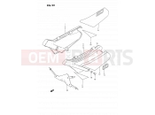 SUZUKI DS80 R (1994) (E24) 22 - FRAME COVER (MODEL H/J/K/L/M)