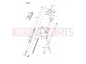 SUZUKI DS80 S (1995) (E03) 23 - FRONT FORK