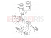 SUZUKI DS80 W (1998) (E24) 4 - CRANKSHAFT