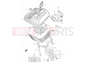 SUZUKI DS80 Y (2000) (E03,E28,E33) 1 - CYLINDER