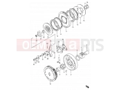 SUZUKI FB100 / FB100D G (1986) 14 - CLUTCH (MODEL G/R)