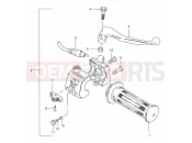 SUZUKI FB100 X (1999) 41 - RIGHT HANDLE LEVER