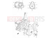 SUZUKI FB80 M (1991) 4 - CRANKCASE COVER