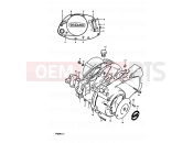 SUZUKI FR80 B (1977) 3 - CRANKCASE COVER