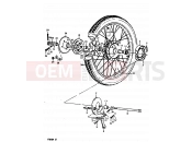 SUZUKI FR80 M (1991) 46 - REAR WHEEL (FR80M)