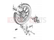 SUZUKI FR80 N (1992) 43 - FRONT WHEEL