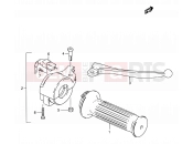 SUZUKI FZ50 Z (1982) 47 - RIGHT HANDLE SWITCH (E01,E02,E16,E50)