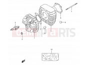 SUZUKI FZ50 P (1993) 1 - CYLINDER