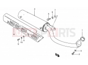 SUZUKI FZ50 P (1993) 9 - MUFFLER