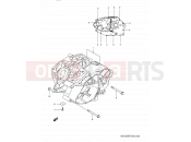 3 - CRANKCASE - Suzuki GN125E P (1993) (E03,E28,E33)