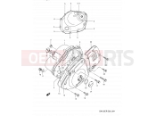4 - CRANKCASE COVER - Suzuki GN125E P (1993) (E03,E28,E33)