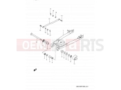 41 - REAR SWINGING ARM - Suzuki GN125E P (1993) (E03,E28,E33)